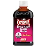 Covonia Dry & Tickly Cough Linctus Soothes And Provides Relief From Dry Coughs And Sore Throats Non Drowsy Cough Syrup Suitable For Vegetarians Cold And Flu Relief, 300ml (Always read Label First)