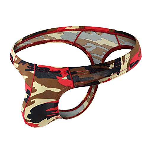 Arjen Kroos Men Thongs Camouflage Low Rise G-String Underwear #TOP5