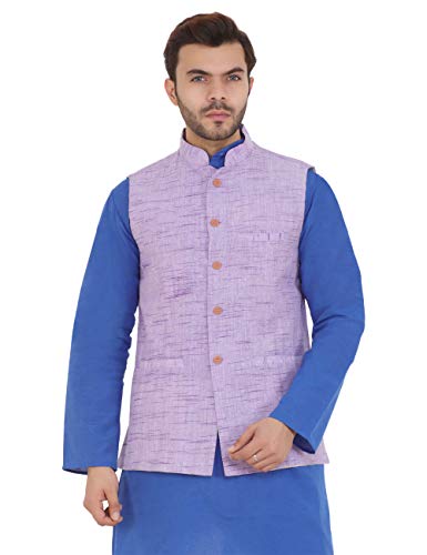 Image of LATEST CHIKAN Men's Textured Nehru Jacket