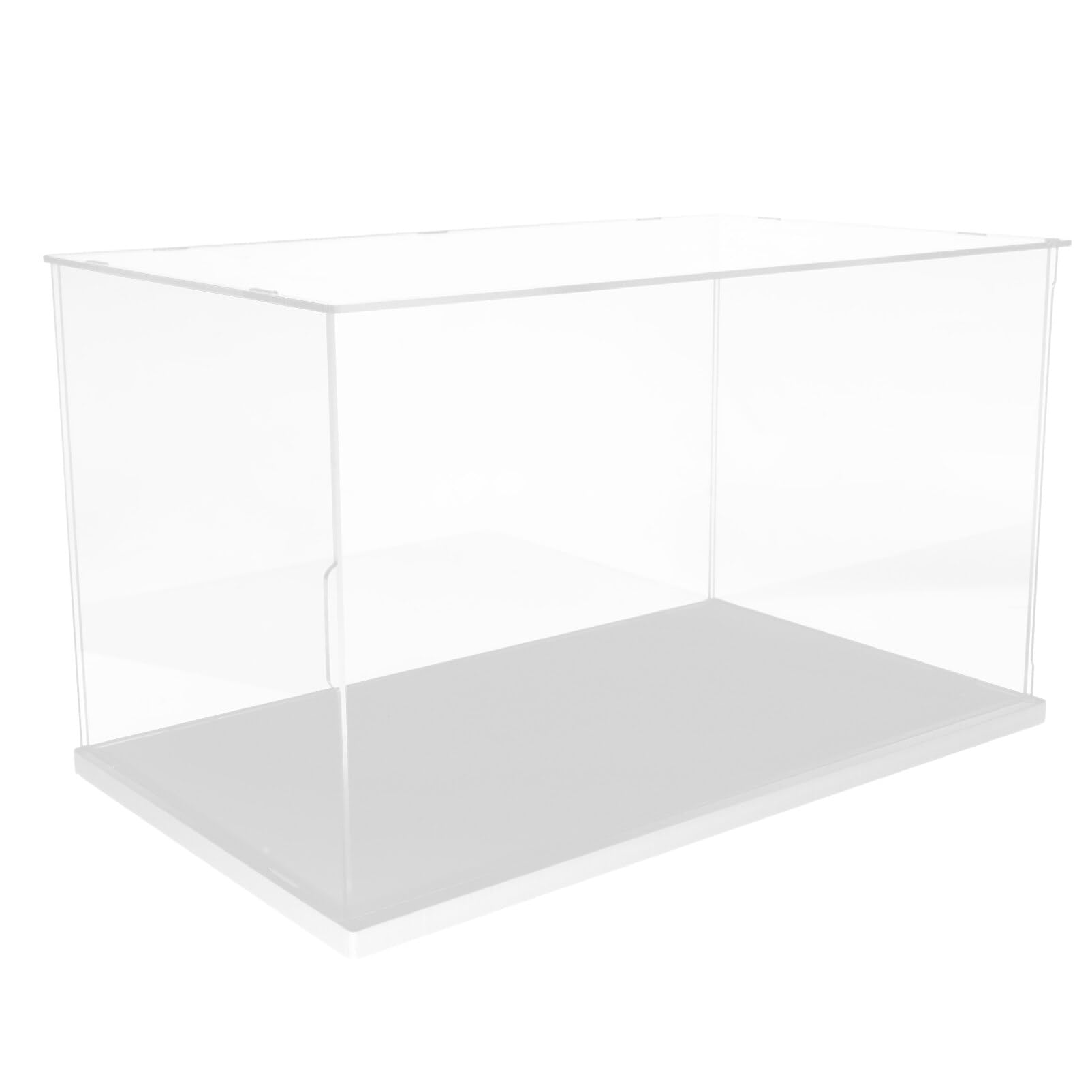 MAGICLULU Boxing Glove Display Case Clear Acrylic Display Case for Collectibles Action Figures Display Box Cartoon Doll Display Case Countertop Cube 30cm for Miniature Figurines