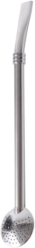 Stainless Steel Yerba Mate Straw (Long Spoon Bombilla)