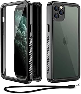 Beeasy for iPhone 11 Pro Case Waterproof Shockproof Dustproof, Built-in Screen Protector Full Body Heavy Duty 360° Protective, Front Back Phone Case for iPhone 11 Pro(6.1), Black
