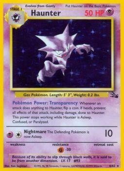 Pokemon - Haunter (6) - Fossil - Holo