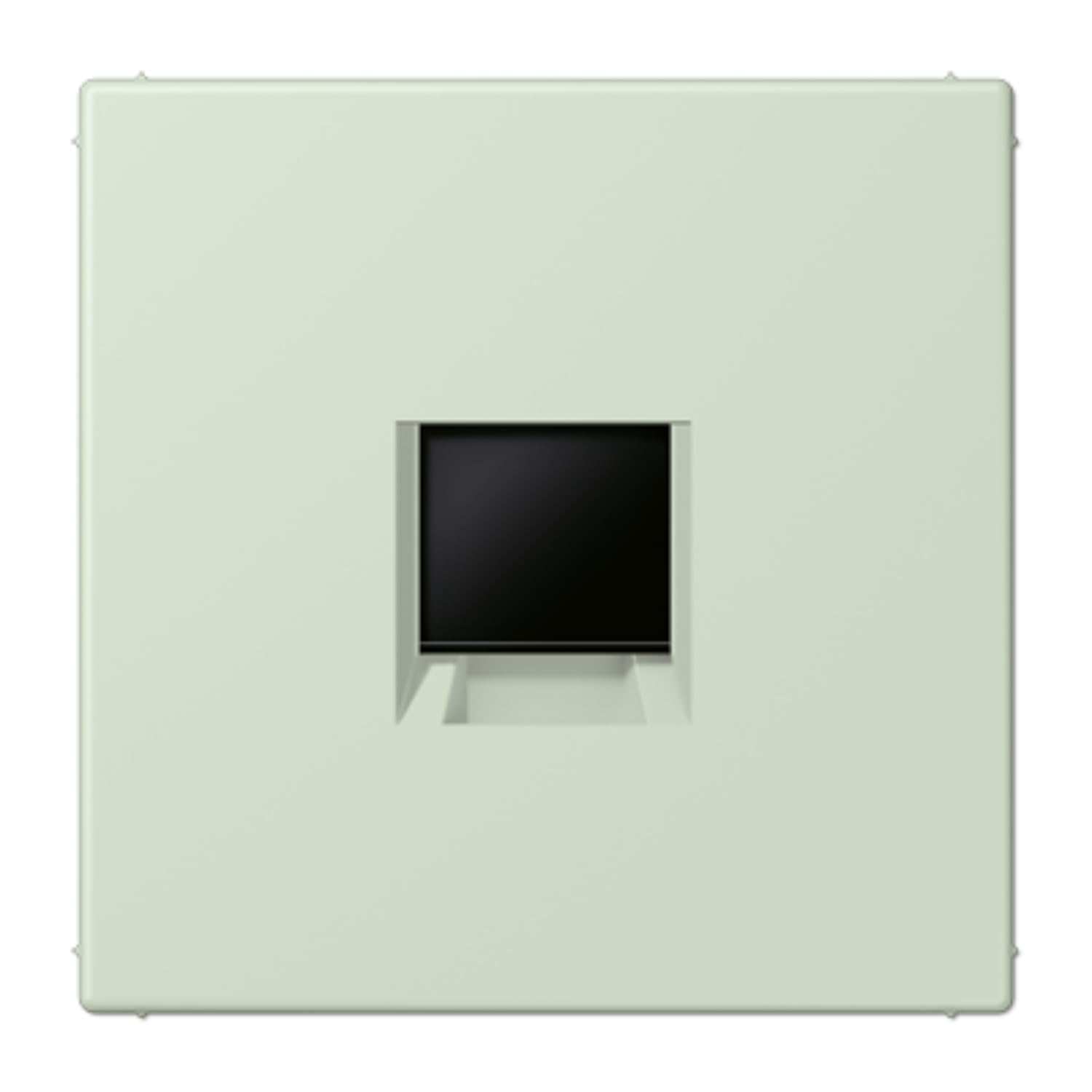 Plaque modulaire Jack-Rad 1 prise LC32042 JUNG LC1969-1WE218 pour installation murale encastrée