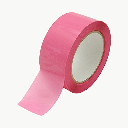 J.V. Converting OPP-20C/PI2110 JVCC OPP-20C Economy Grade Colored Packaging Tape: 2" x 110 yd, Pink