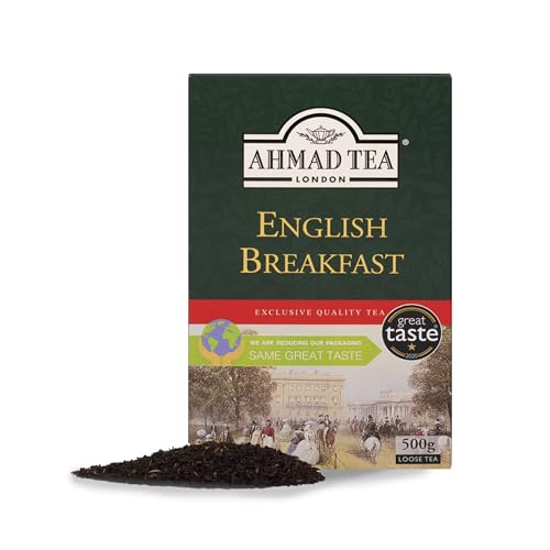 Ahmad Tea - English Breakfast - Schwarzer Frühstückstee - Assam & Ceylon Tee - Lose - 500g