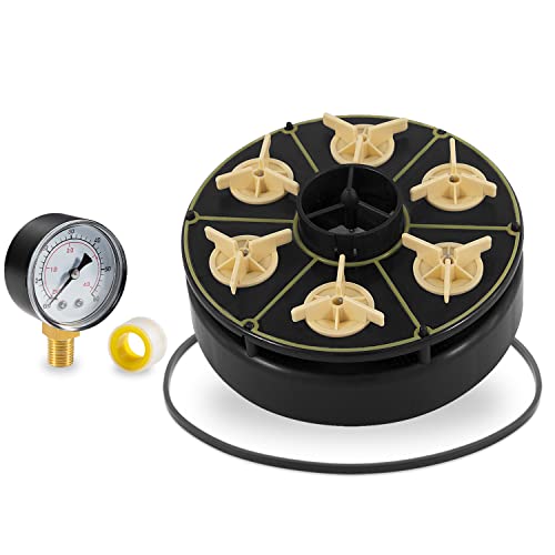 6-Port Module with Valve Shell Oring and Pressure Gauge for Paramount Water Valve Replace for #005-302-3590-00 004-302-4408-00