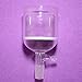 NANSHIN Glassware,Buchner Funnel,350ML,24/29,Filter Funnel,10â€‹MM Vacuum Hose Connection,Lab Glassware
