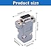Tnuocke 18Pack DB9 Connector Adapter Kit, 9 Pin D-SUB Male/Female Solder Cup Connectors, Tin Plated Housing, Lightweight Gray Plastic Hoods, Individually Bagged