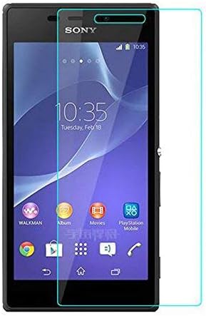 Spark Compatible for Sony Xperia E1 Tempered Glass Screen Protector with Easy Installation Kit, Pack of 1, (Except Edges), Transparent