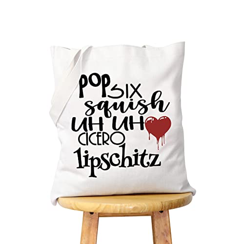 WCGXKO Chicago Musical Inspired Gift Six Squish Uh Uh Cicero Lipschitz Zipper Pouch Cosmetic Bag (POP SIX tote)