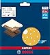 Bosch 6x EXPERT C470 Schleifblatt-Sets Mehrloch (für Farbe auf Holz, Hartholz, Ø 150 mm, Körnung 2x60, 2x120, 2x240, Professional Zubehör Exzenterschleifer, Exzenterschleifer)