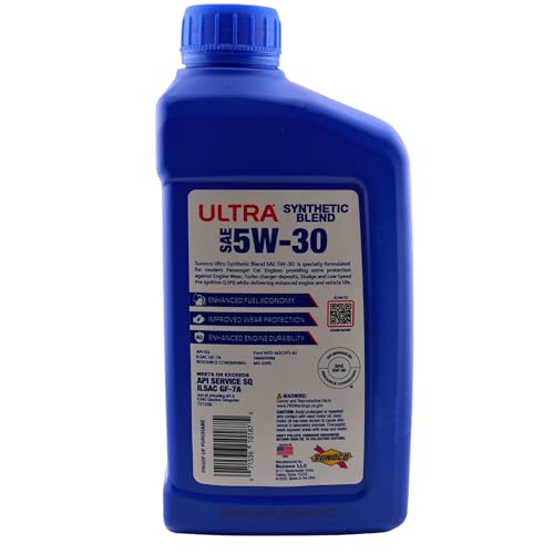 Aceite para motor 5W-30 mezcla sintética 2 litros pack 2 miniatura 6