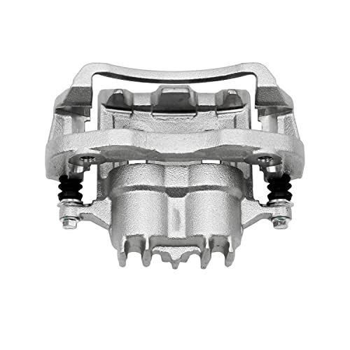 Image of Detroit Axle - Rear Ceramic Pads Right Brake Caliper Replacement for 2000-2004 Ford Excursion F-250 F-350 Super Duty - 3pc Set