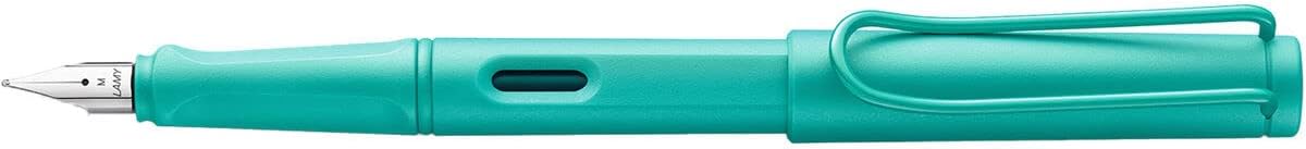 Lamy 1234847 safari candy Fountain Pen 21, Modern Fountain Pen in Aquamarine with Ergonomic Grip and Timeless Design, Nib Thickness M, Special Edition