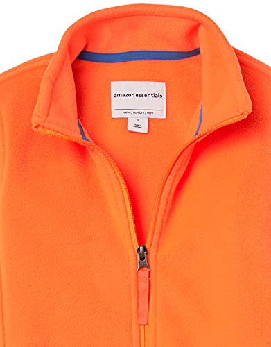 Image of Amazon Essentials Boys and Toddlers' Polar Fleece Full-Zip Mock Jacket, Insulated, Long Sleeve