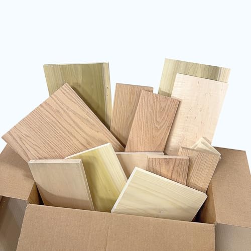 Wood Board Variety Pack, Mixed Hardwood Species, Up to 24