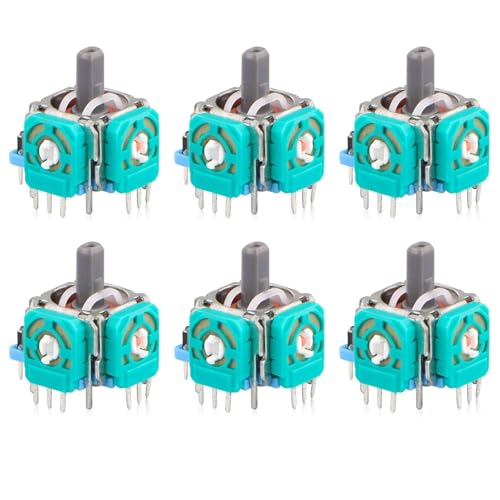 EEEKit 6 Pack 3D Ersatz Analog Stick Joystick für PS4 Dualshock 4 Xbox One Controller Xbox Elite Controller