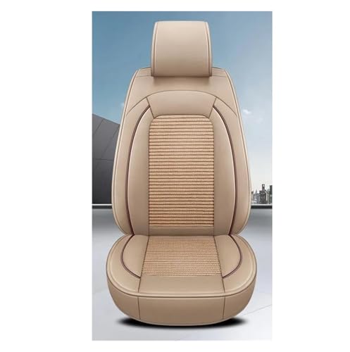 Housse de siège auto universelle beige pour les trajets du quotidien en VW Golf ou Polo