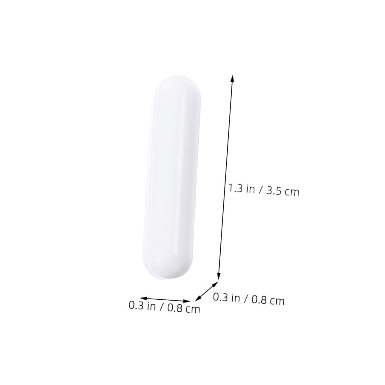 ULTECHNOVO 48piezas Agitador Magnético De Barra De Ptfe Para Laboratorio Herramienta De Mezcla De Alta Temperatura Para Solventes y Reactivos Barra Cilíndrica De Agitación Magnética