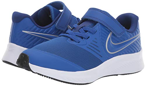 Nike Boy's Star Runner 2 (Gs) Sneaker, Game Royal/Metallic Silver, 6Y Youth Us Big Kid #TOP7