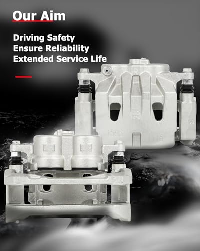 Image of cciyu 19B6274 19B6275 Front Left & Right Brake Calipers With Bracket For Lexus For RX350 2010-2015,For Toyota For Highlander 2010-2018,For Toyota For Sienna 2011-2018