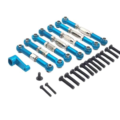 Biellette métal Wltoys 144010 et klaxon servo 28T pour réparation de camion et buggy 1/14