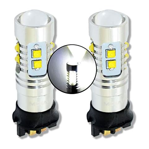 MCK Auto - PW24W LED Canbus Bulbs Daytime Running Lights White Very Bright and Without Errors Compatible with F30 F31 Passat CC Tiguan Golf Q2 - EA2R2 - Transform Your Ride Cover