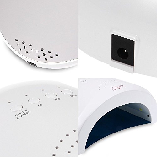 Vishine Professioneller 48W UV LED Lichthärtungsgerät Nageltrockener mit 3 Timer für Alle Nagel Gele Aushärtungslampe… – Bild 8