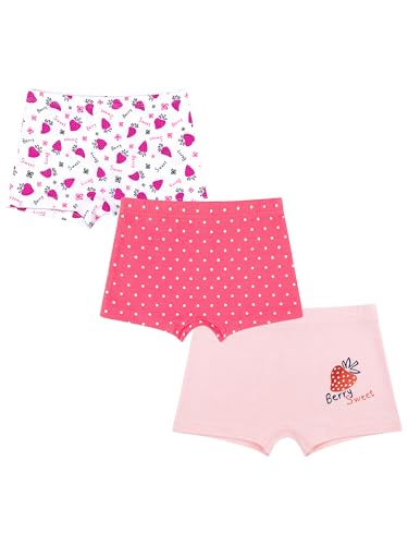 Image of BODYCARE Girl's Cotton Multicolor Boyshorts (Pack of 3)