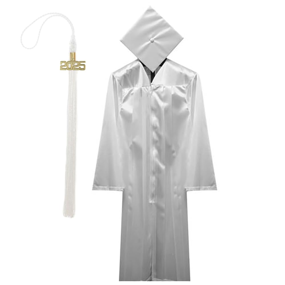 Tassel Depot - Graduation Cap and Gown Set with Customizable Tassel Year - Made in USA - Perfect for High School or College