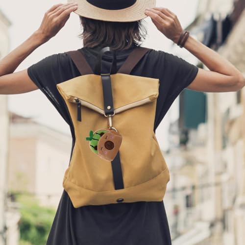 Plush Cash Purse - Cartoon Wallet Pouch, Capybara Cash Pouch | Outdoor Cartoon Cash Purse, Capybara-Themed Coin Pouch, Adults Multi-Functional Money Bag for Snacks, Chocolate, 3x3x1.9 Inches3