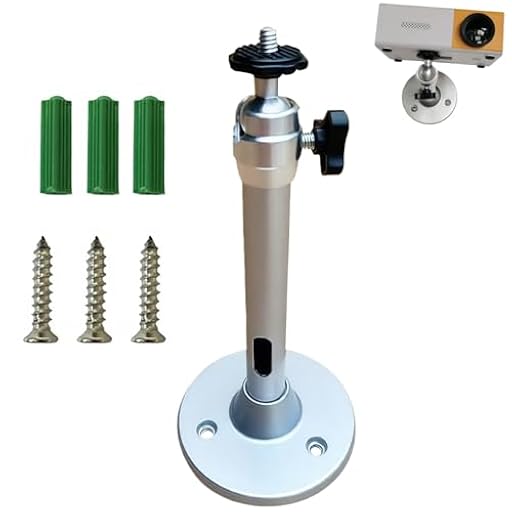 Soporte Universal para Proyector de Techo y Pared 360°Giro y 90°,Base para Mini Proyector,Cámara Digital,Videocámara y Cámaras DVR | Ya disponible en tu tienda friki favorita! En mundofriki.es!