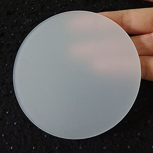 DistinctAndUnique ONE Laser Cut Frosted Acrylic Blank Round Disc: Smooth Edge Transparent Plexiglass Circle 1/4 inch (6 mm) Thick (24 inch Diameter)