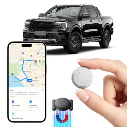 Image of GPS Tracker for Vehicles, 1PCS Real Time GPS Tracker, Work with Find My (iOS Only), MINI Car Tracker Device Hidden for Vehicle, No Monthly Fee, Magnetic, Waterproof
