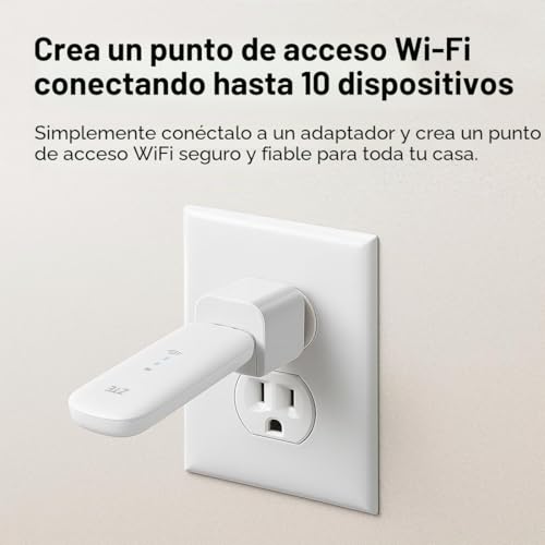 Miniatura 5 de Zte Mf79n, Módem Usb Wi-Fi Desbloqueado, Punto De Acceso Wi-Fi De Viaje De Bajo Costo A 10 Dispositivos, Puertos De Antena Externa 2 Años De Garantía Blanco