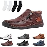 Cuir véritable de haute qualité : Fabriqué à la main en cuir de vachette robuste – durable, souple et respirant pour un confort naturel agréable