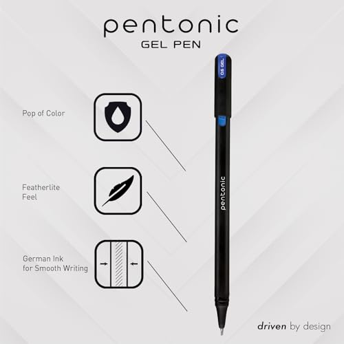 Pentonic Bolígrafos Gel, 36 Unidades, Colores Surtidos miniatura 2