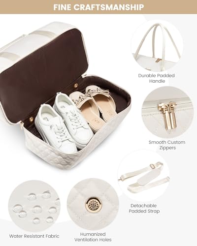 LOVEVOOK Travel Bag,Weekender Bag for Women Travel Duffle Bag with Shoe Compartment,Carry on Overnight Bag with Wet Pocket,Gym Yoga Duffel Bag,Hospital Bags for Labor and Delivery,3 Pcs Set4