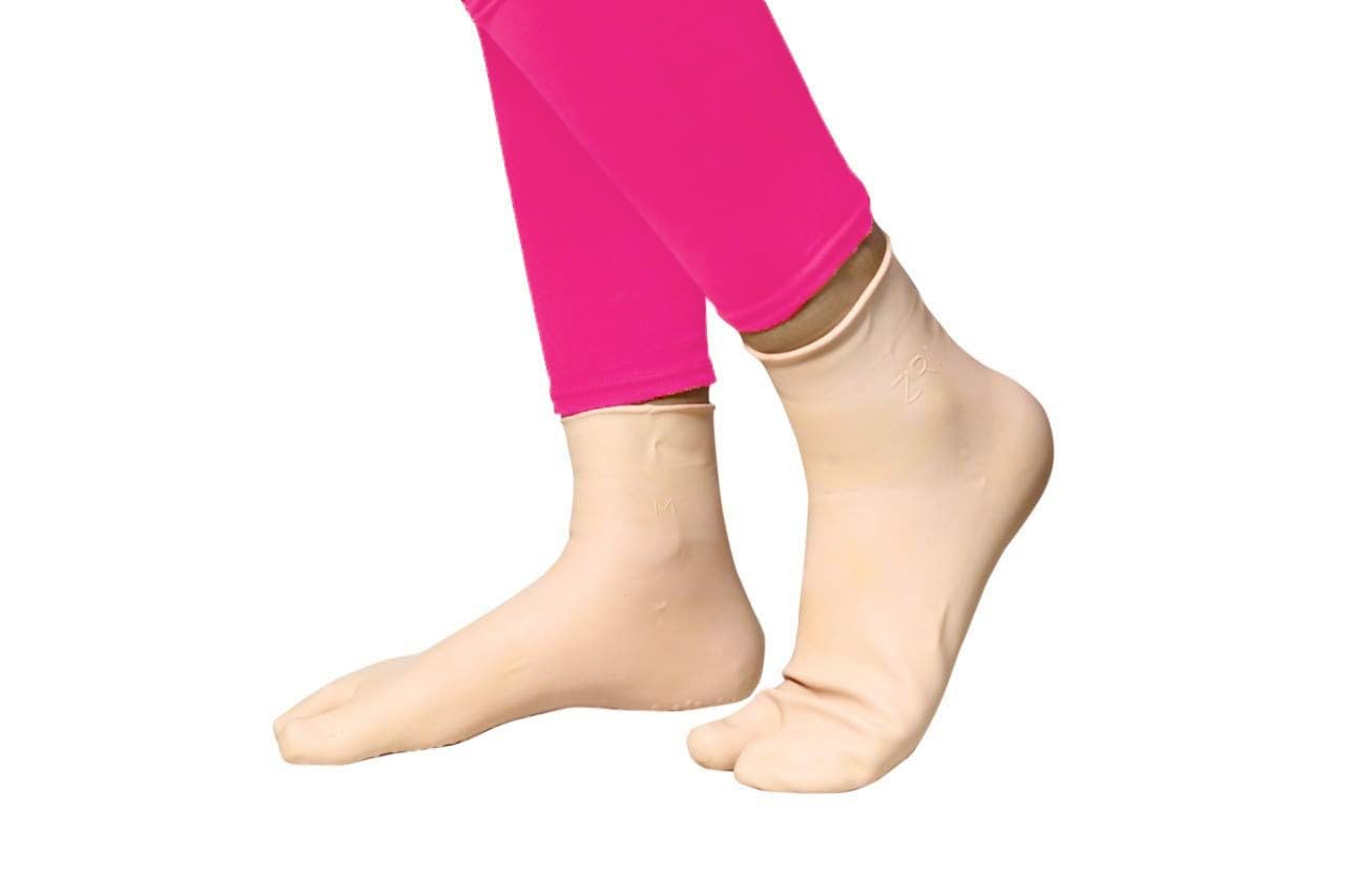 Rubber Heel Care Socks | Waterproof, Durable & Healing Solution – Available (L)-image-16