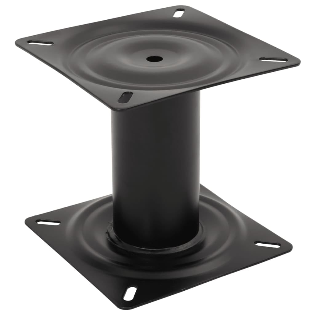 Asientos para barco con pedestal, 2 unidades, giratorios 360 grados, marco de aluminio duradero, acero con recubrimiento en polvo, respaldo plegable, para yate, velero, ocio, deportes