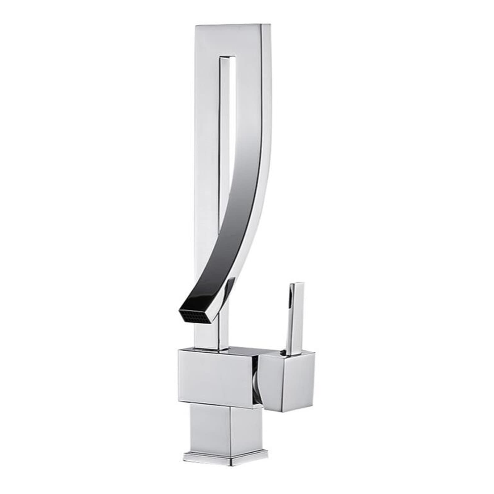COSZWQDP Bathroom Basin Faucet Waterfall Brass Hot Water and Cold Faucet-Gold(Gold)