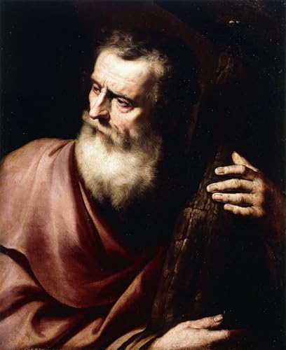 Toile Murale Saint de Jusepe De Ribera : Une Peinture Abstraite et Chic pour Salon
