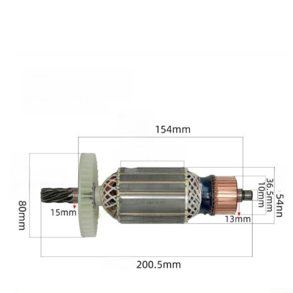 Rotor Armature pour cuivre Pur 8 Dents Rotation pour gauche Rotor