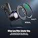 NEEWER 60mm Telephoto Lens with 17mm Thread Phone Lens Clip & 67mm Filter Adapter Ring, 2X Magnification Compatible with iPhone Samsung, LS-41 PRO