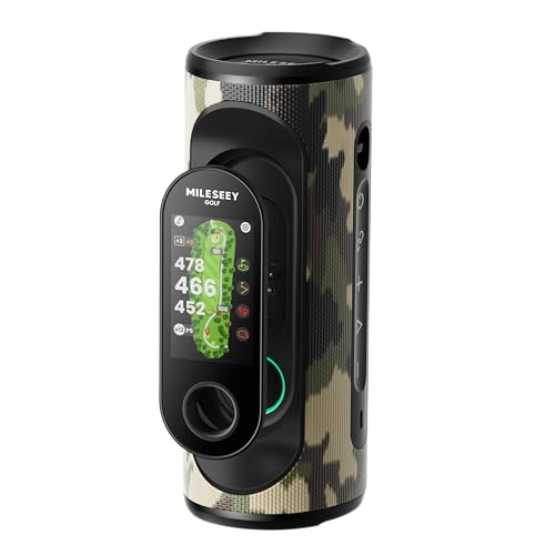 Image of MiLESEEY GeneSonic Pro Golf GPS Speaker with 43K+ Courses, Squad Camo