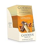 Godiva Chocolatier Signature Almond & Honey Milk Chocolate Mini Gourmet Chocolate Bar, 12-Ct. (8 pc.