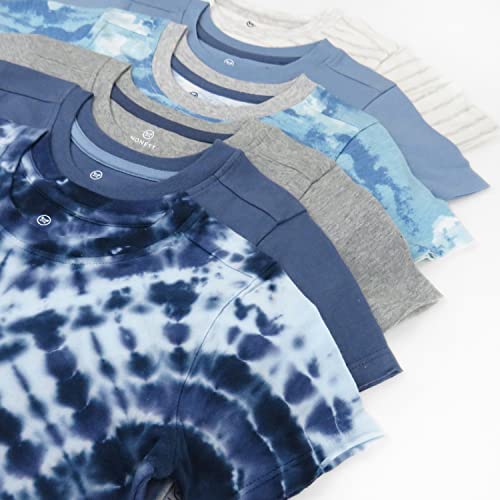 Image of The Honest Company Boy's Organic Cotton Short Sleeve T-Shirt Multi-Pack Baby and Toddler Set