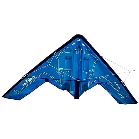BROOKITE Stunt Bomber Sport Kite - Blue Cover