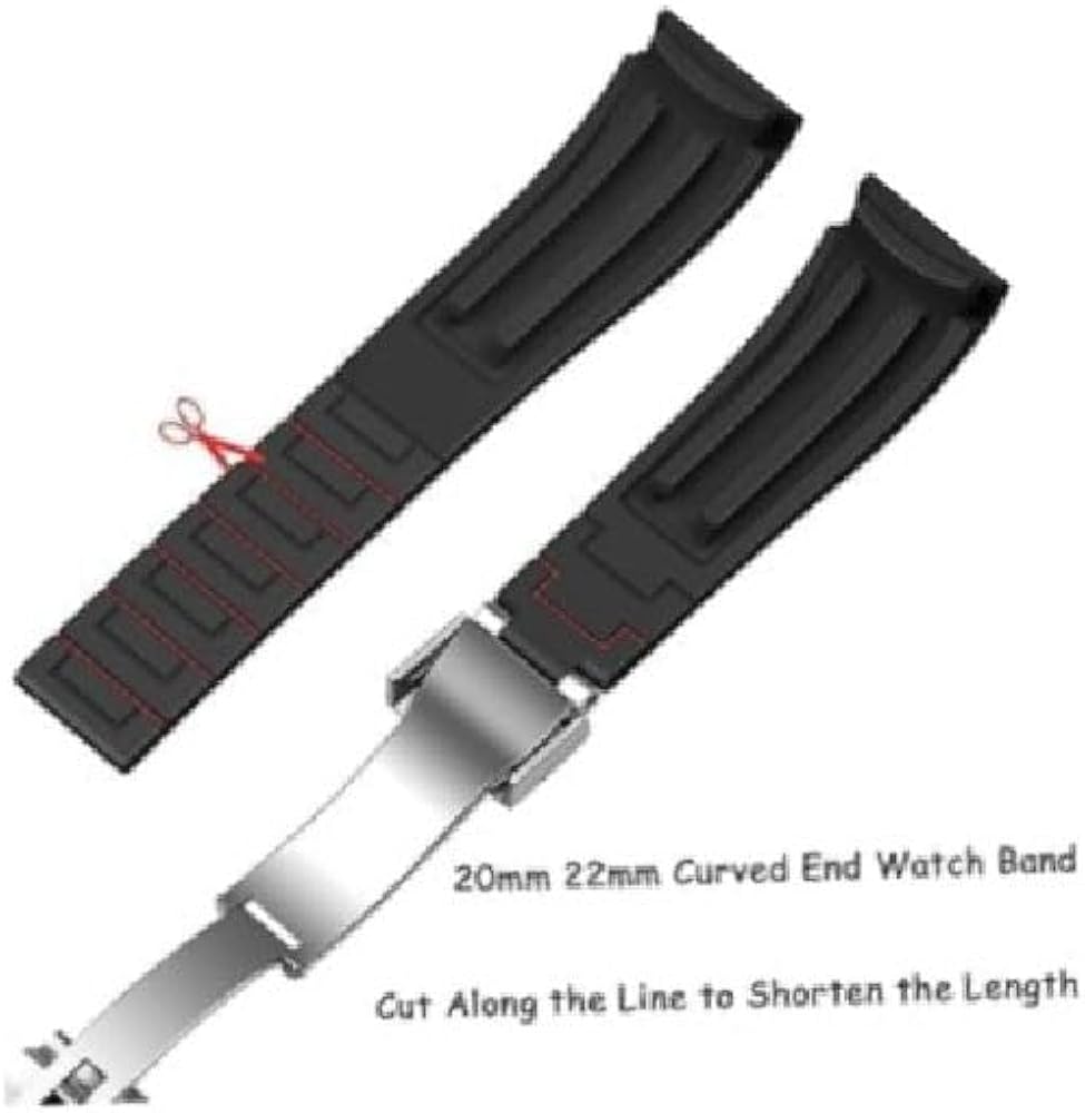 Amazon.co.jp: セイコー・ロレックス対応 ・バックル付き・交換用